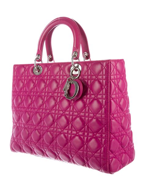 dior miss lady bag|large lady dior bag price.